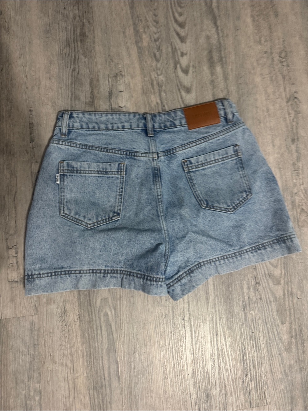 Princess Polly Light Blue Denim Skort - Picture 2 of 2